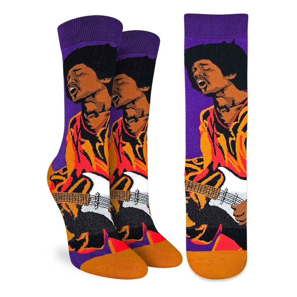 Women's Jimi Hendrix Rocking Out Socks