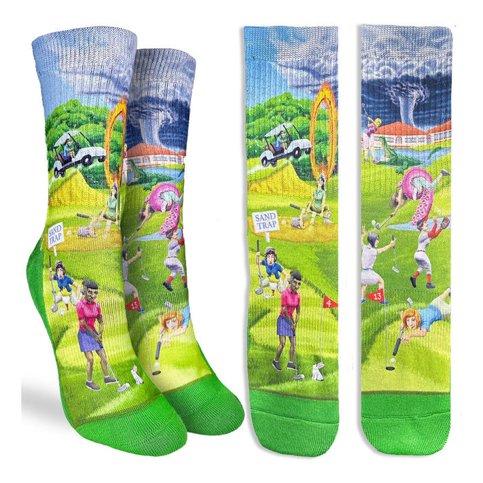 Women's Crazy Golf Socks