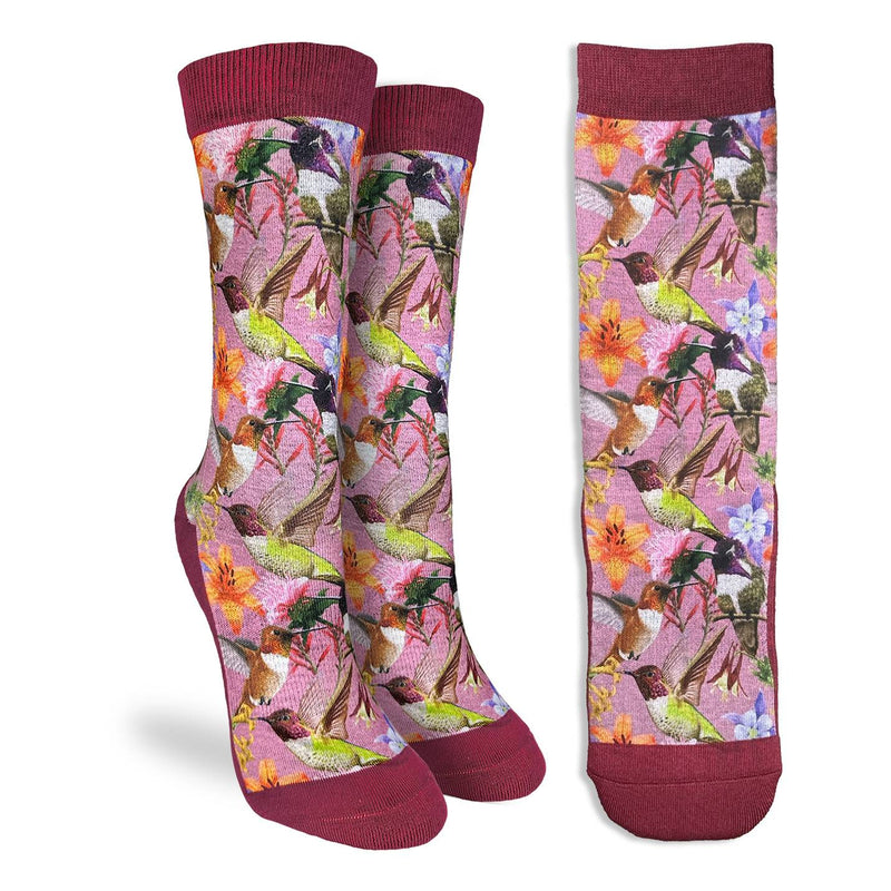 Women's Hummingbirds and Flowers Socks