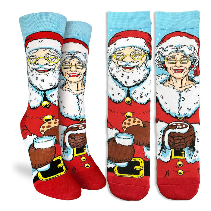 Women's Santa and Mrs. Claus Socks
