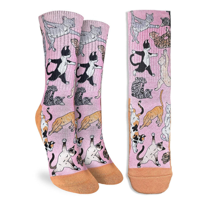 Women's Yoga Cats Socks