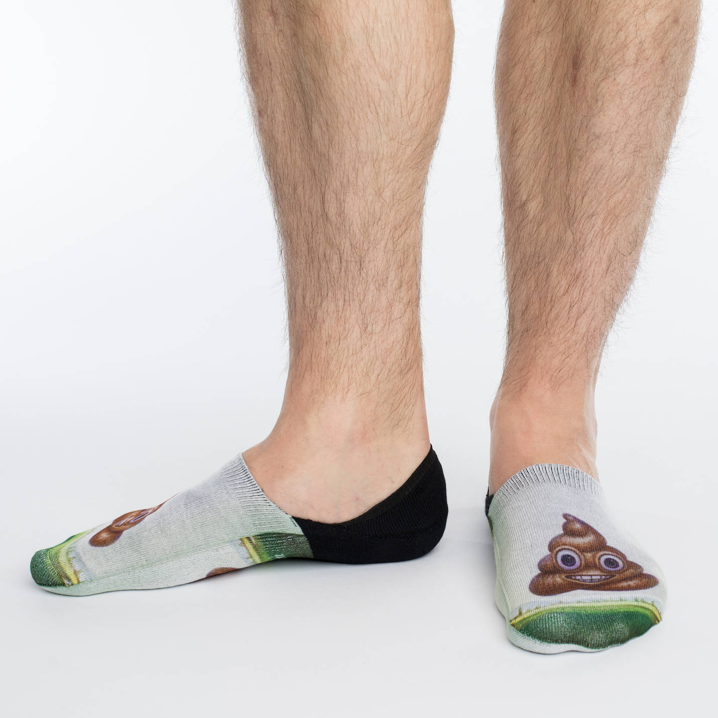 Men s Piles Of Poop No Show Socks