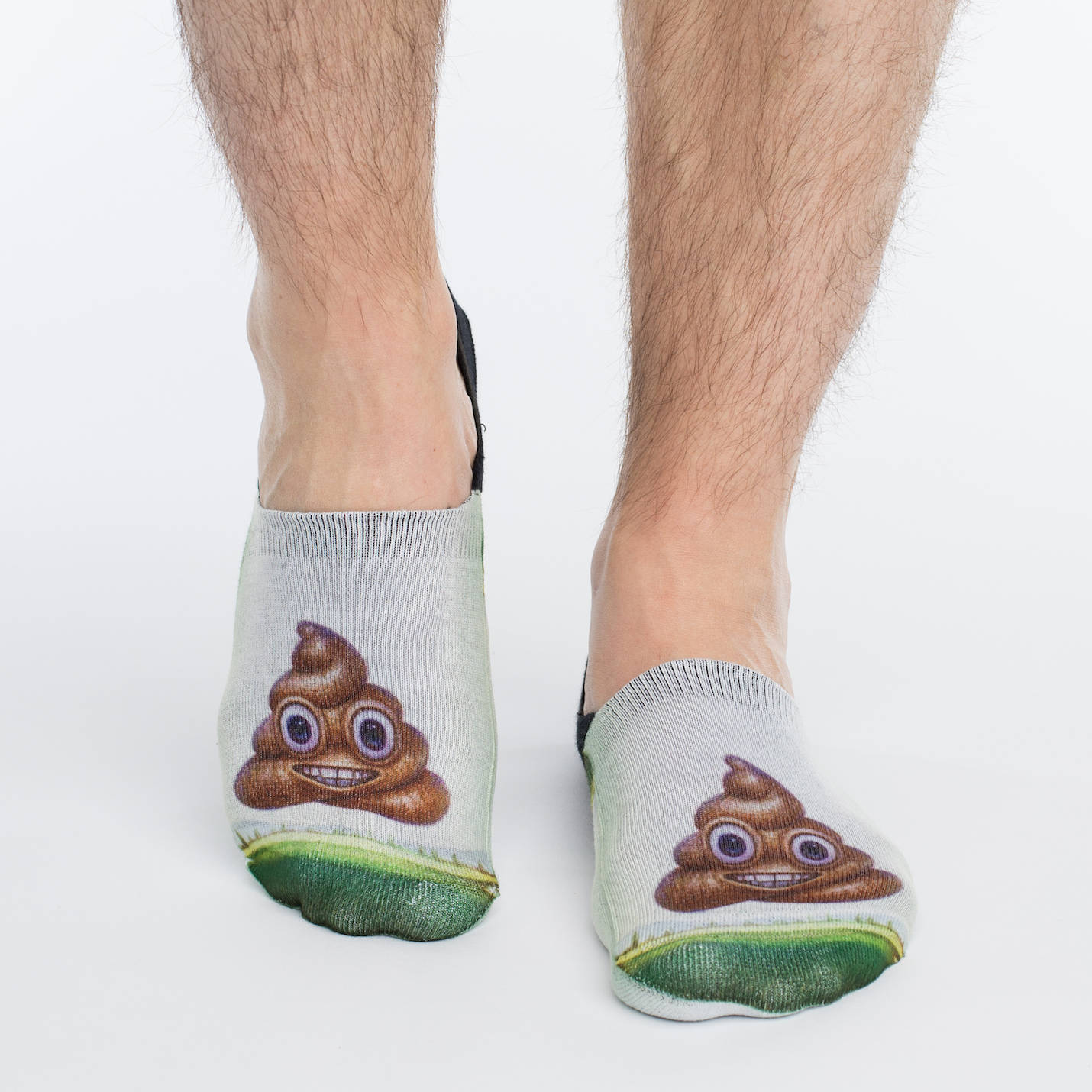 Men s Piles Of Poop No Show Socks