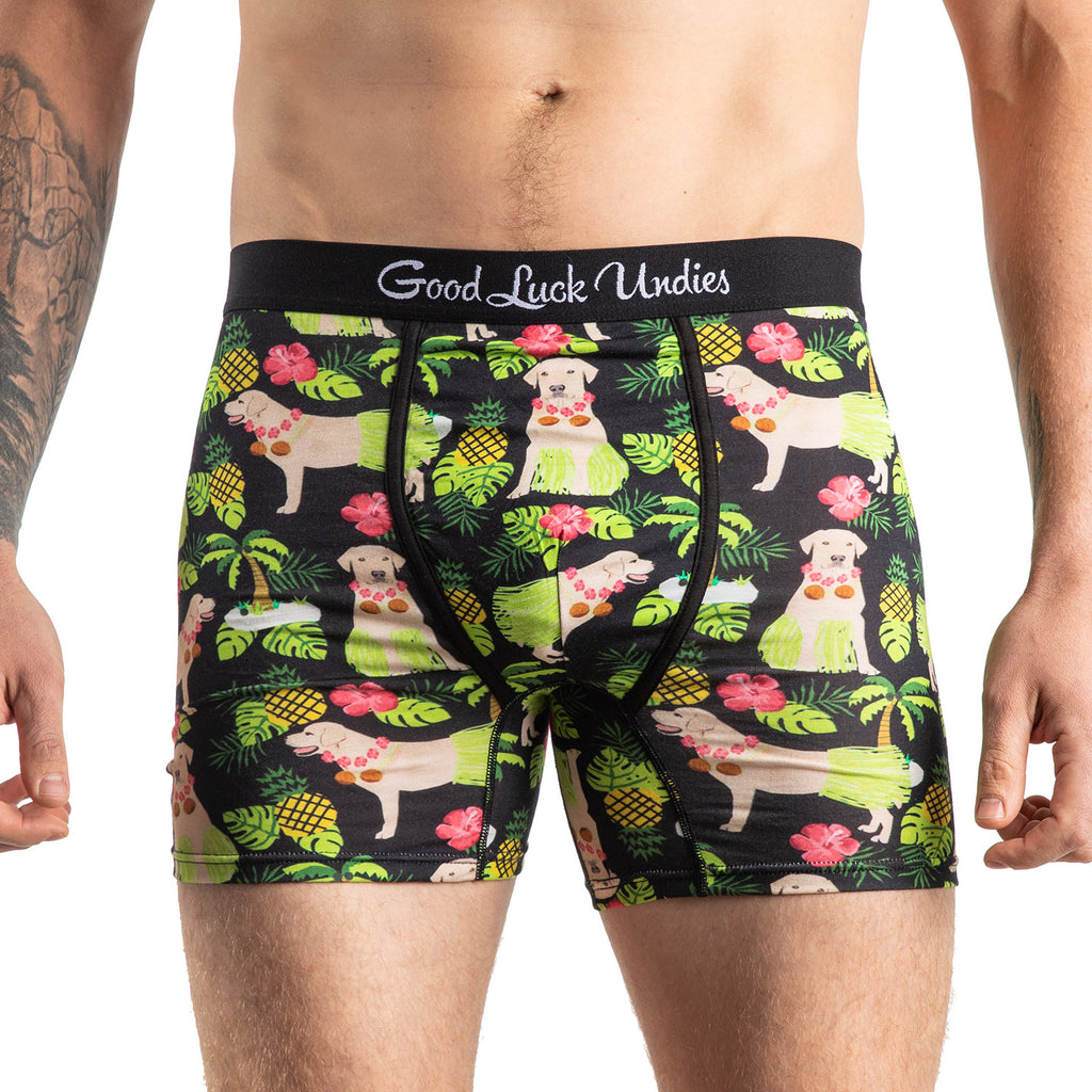 Men's Hula Labrador Retriever Underwear