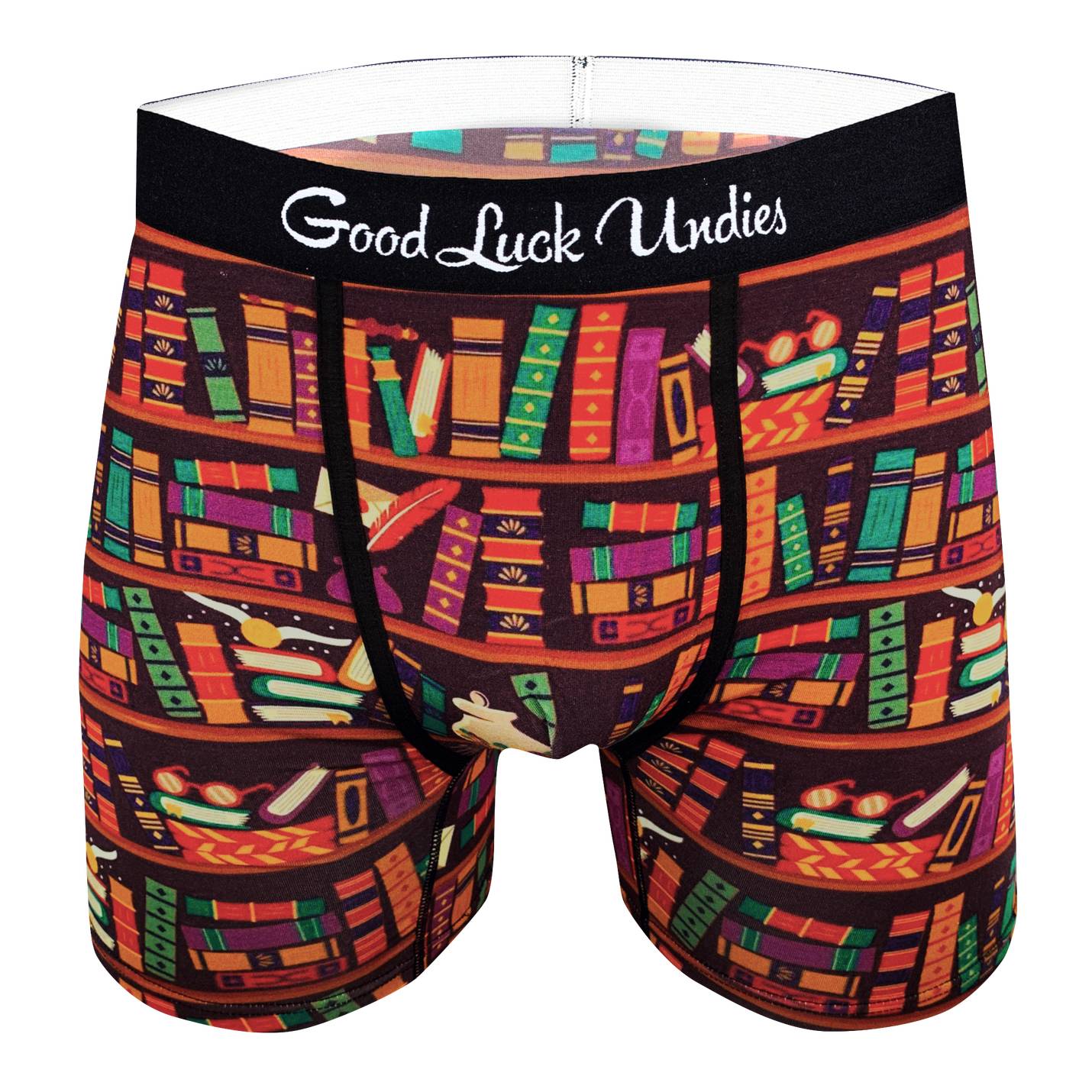 Men s Library Books Underwear Good Luck Sock