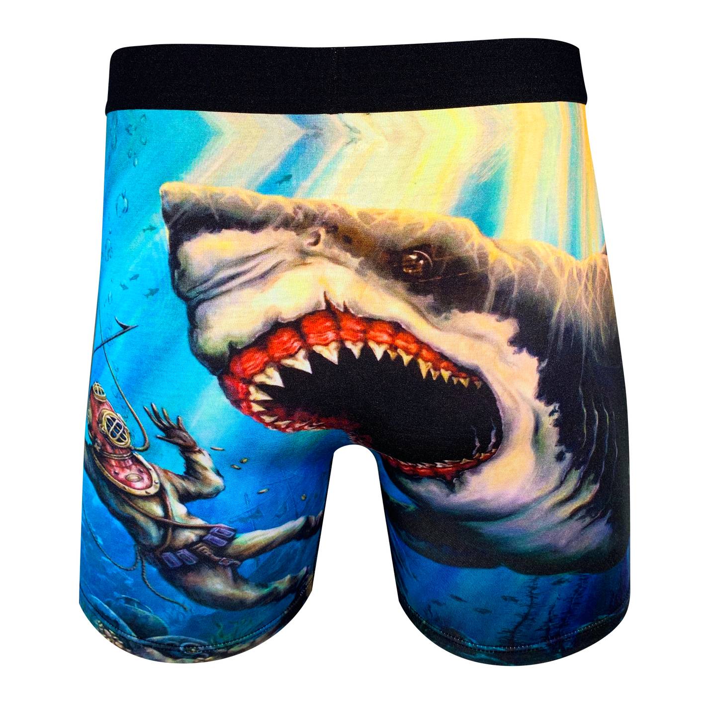 Men's Shark Boxer Briefs Modal Underwear Fun Gitch Groom Gifts Sweat Proof  Comfortable Undies Funky Gifts for Men Him 