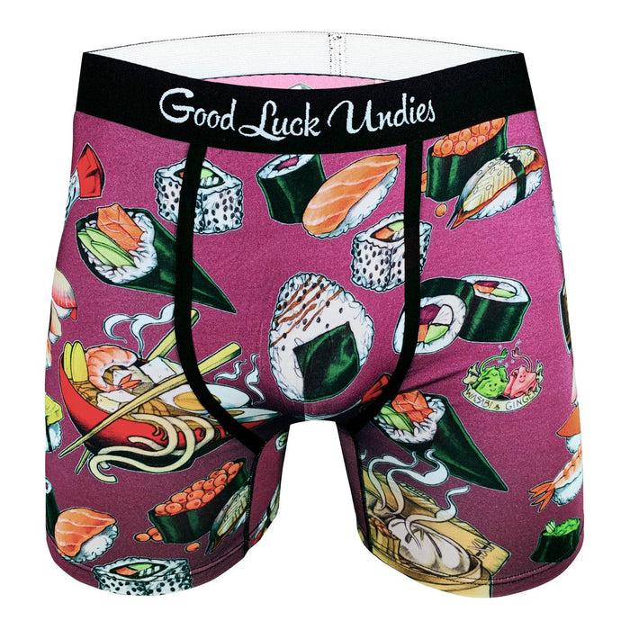 Men's Bear Catching Salmon Underwear – Good Luck Sock