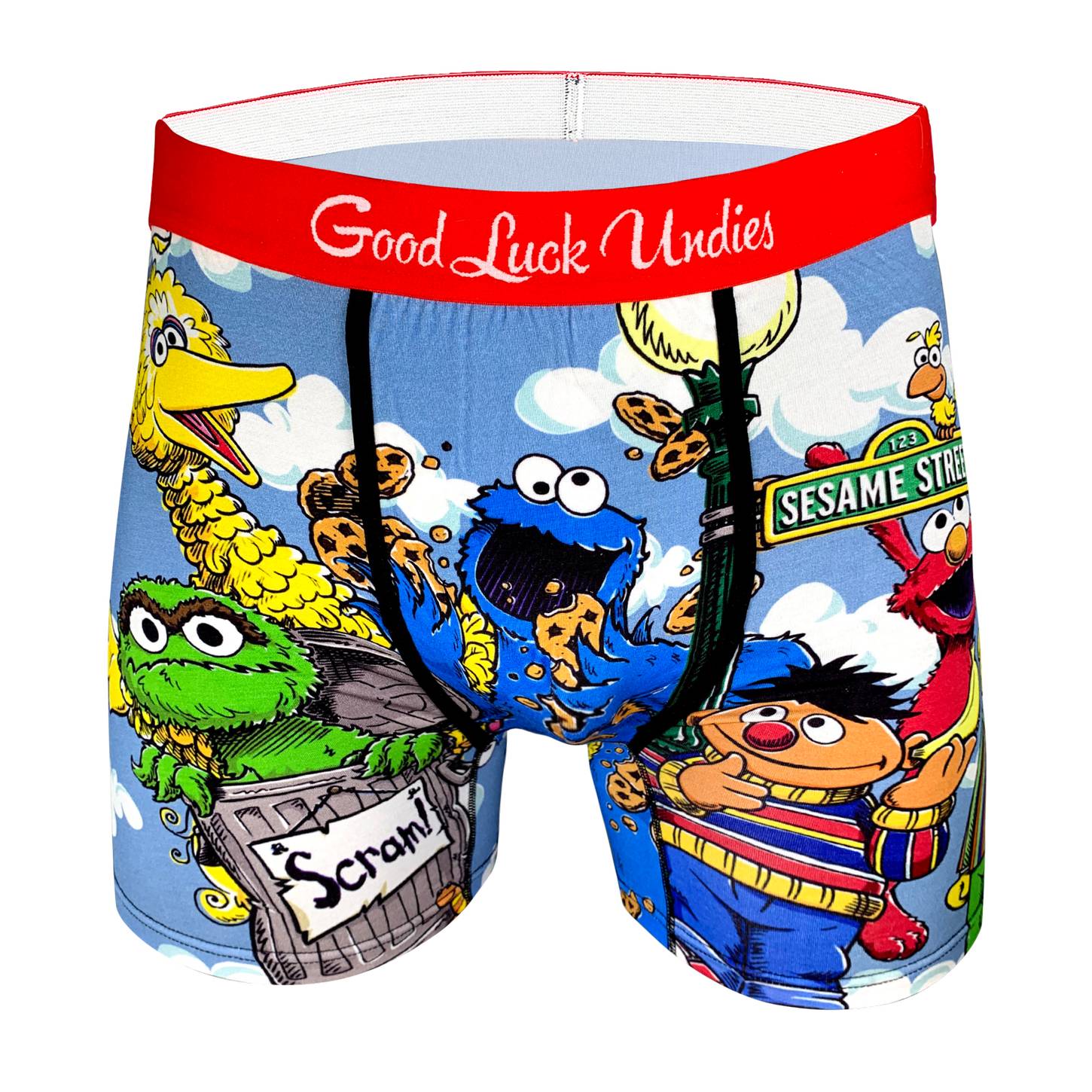 Men s Sesame Street Family Underwear Good Luck Sock