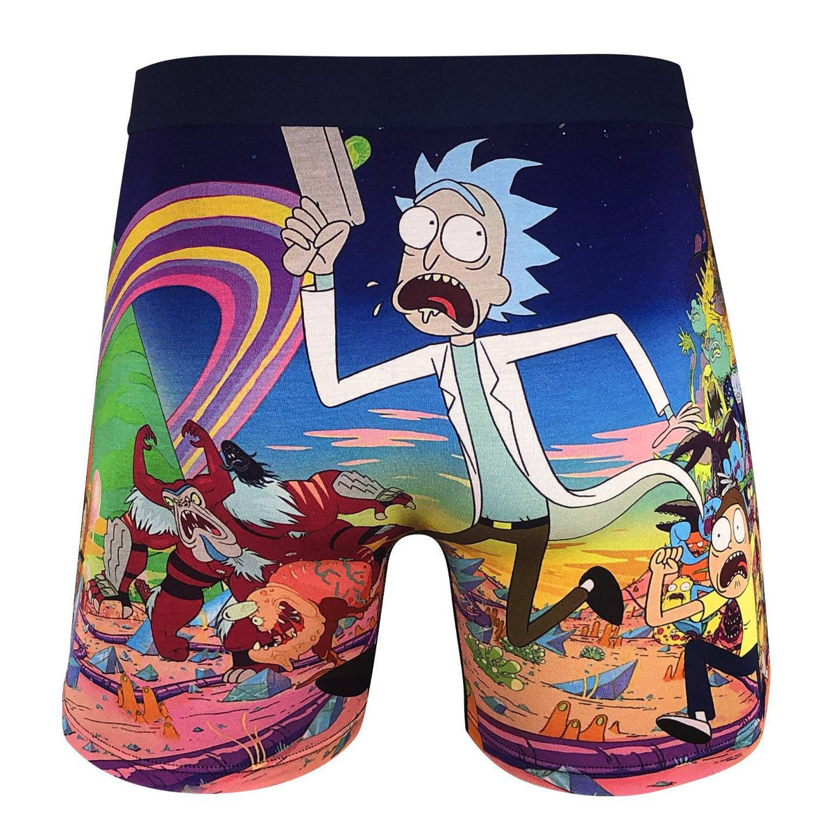 Men's Rick and Morty Run Away! Underwear