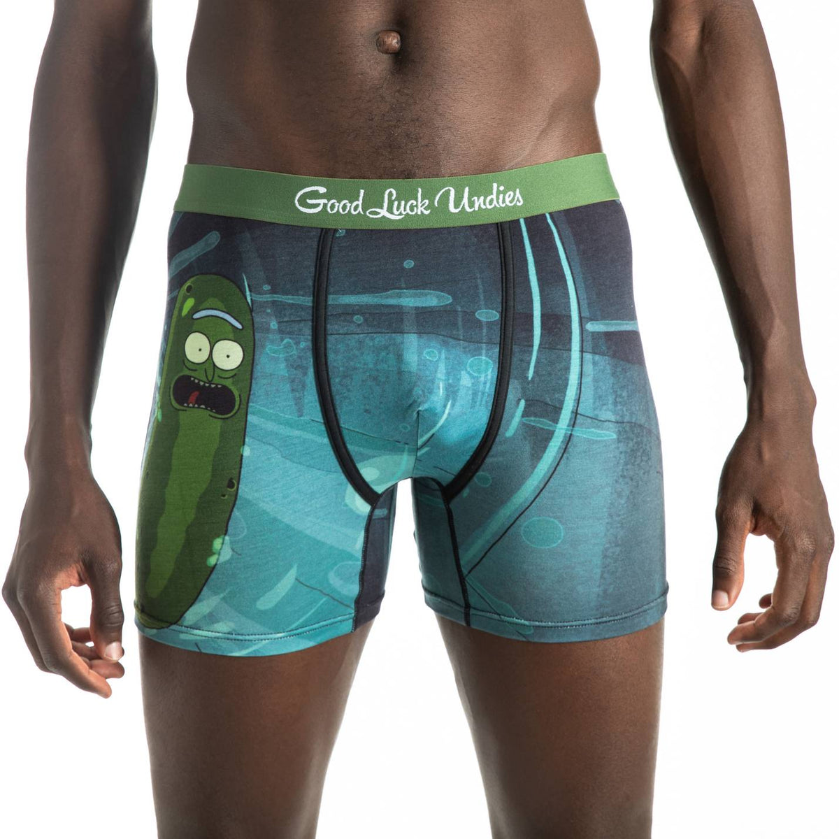 Men's Pickle Rick Sewer Escape Underwear