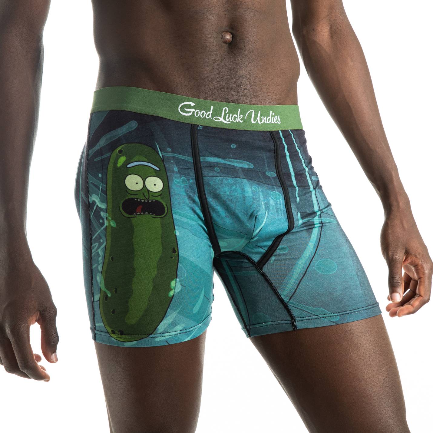 Men s Pickle Rick Sewer Escape Underwear