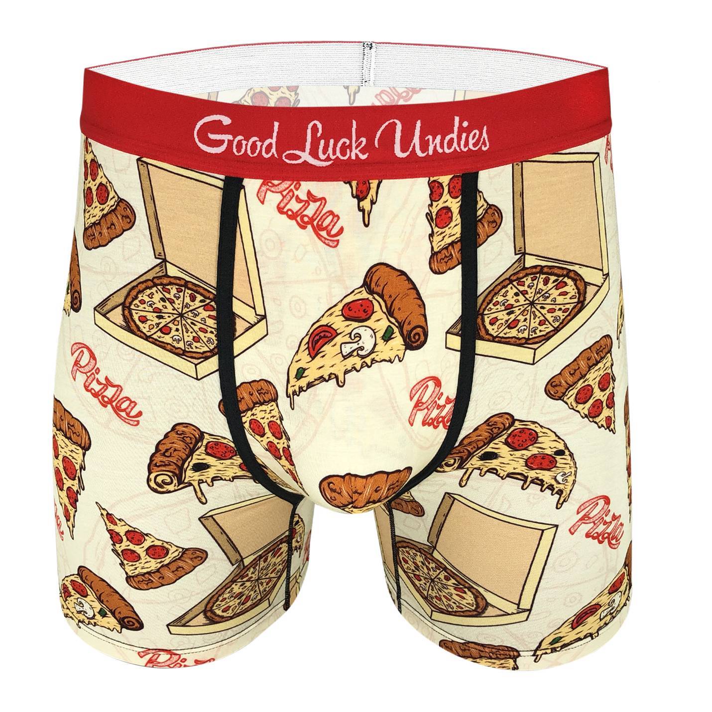 Good Luck Undies Cheese Boxer Brief Food Underwear No Chafe Anti