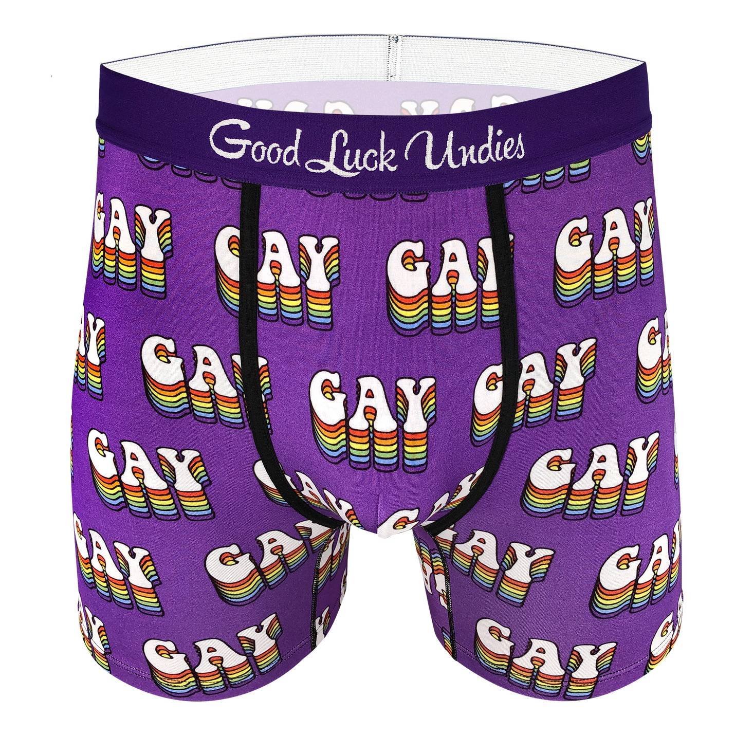 Men s Gay Pride Underwear Good Luck Sock