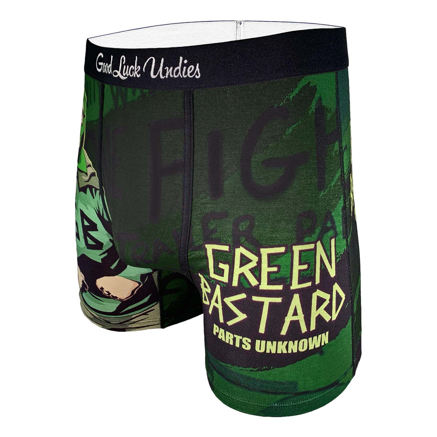 Men's Trailer Park Boys, Green Bastard Underwear – Good Luck Sock