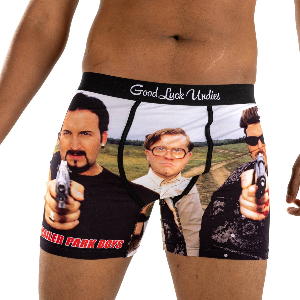 Men's Trailer Park Boys, Julian, Ricky & Bubbles Underwear – Good Luck Sock
