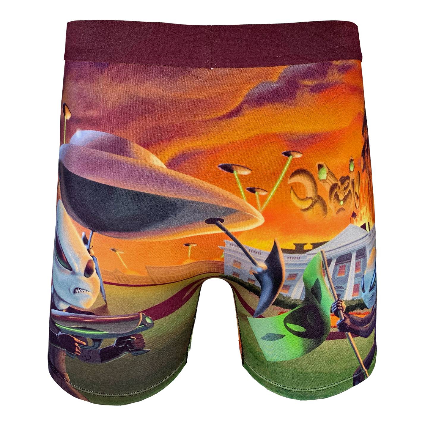 Men s Alien Invasion Underwear Good Luck Sock