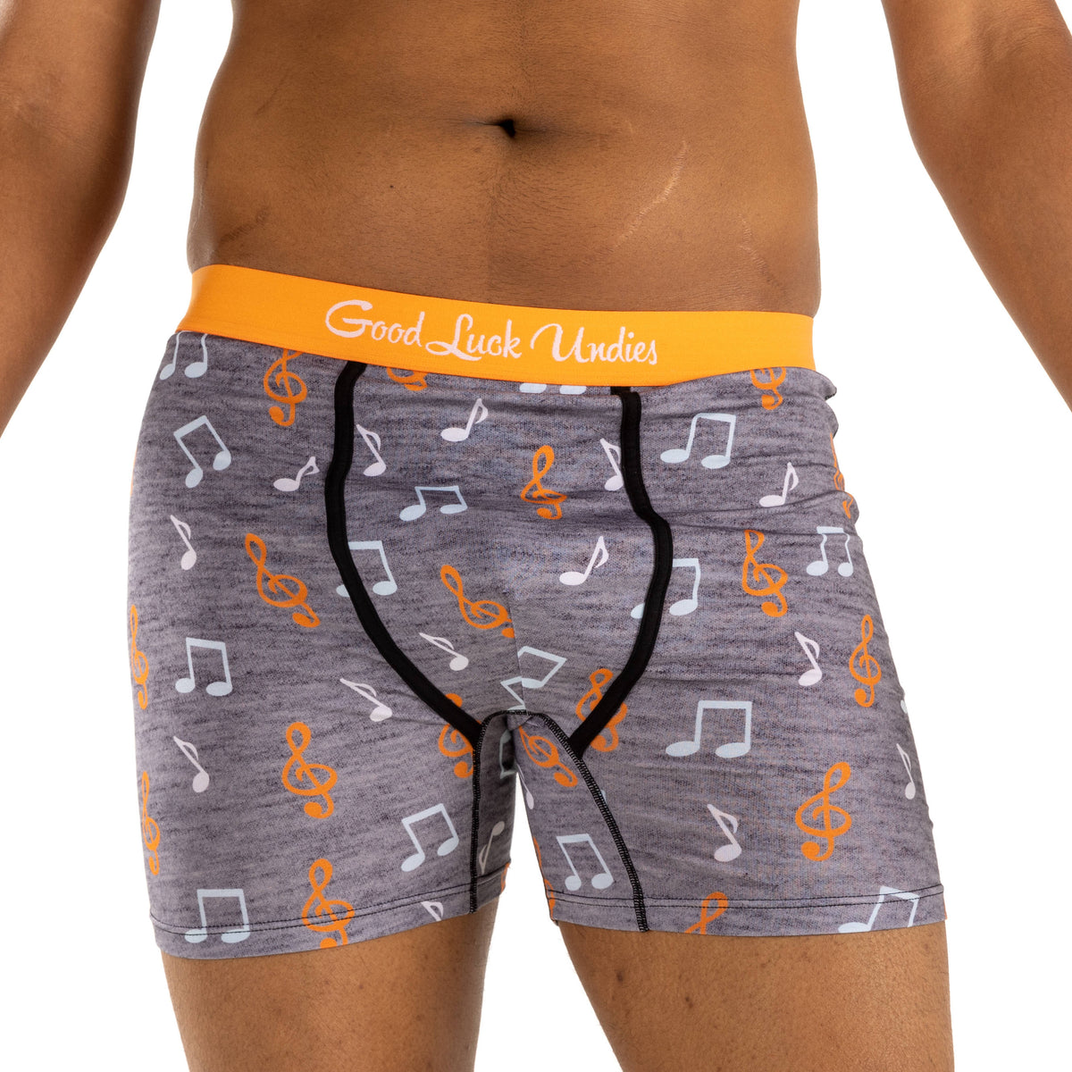  Men's Boxer Briefs Men's Underwear Music Note on