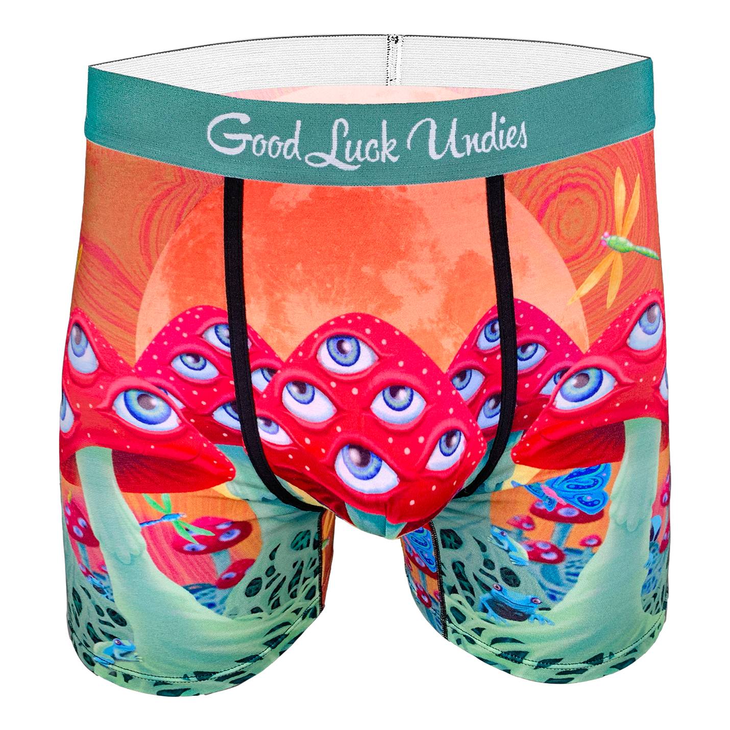 Men s Magic Mushrooms Underwear Good Luck Sock