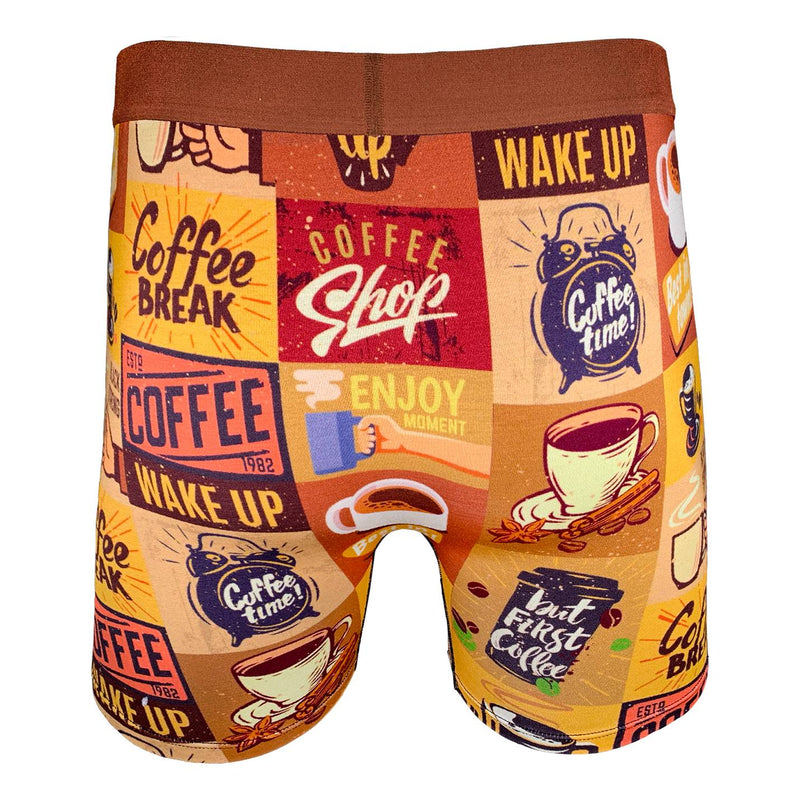 Coffee Cat Panties, Coffee Cat Underwear, Briefs, Cotton Briefs