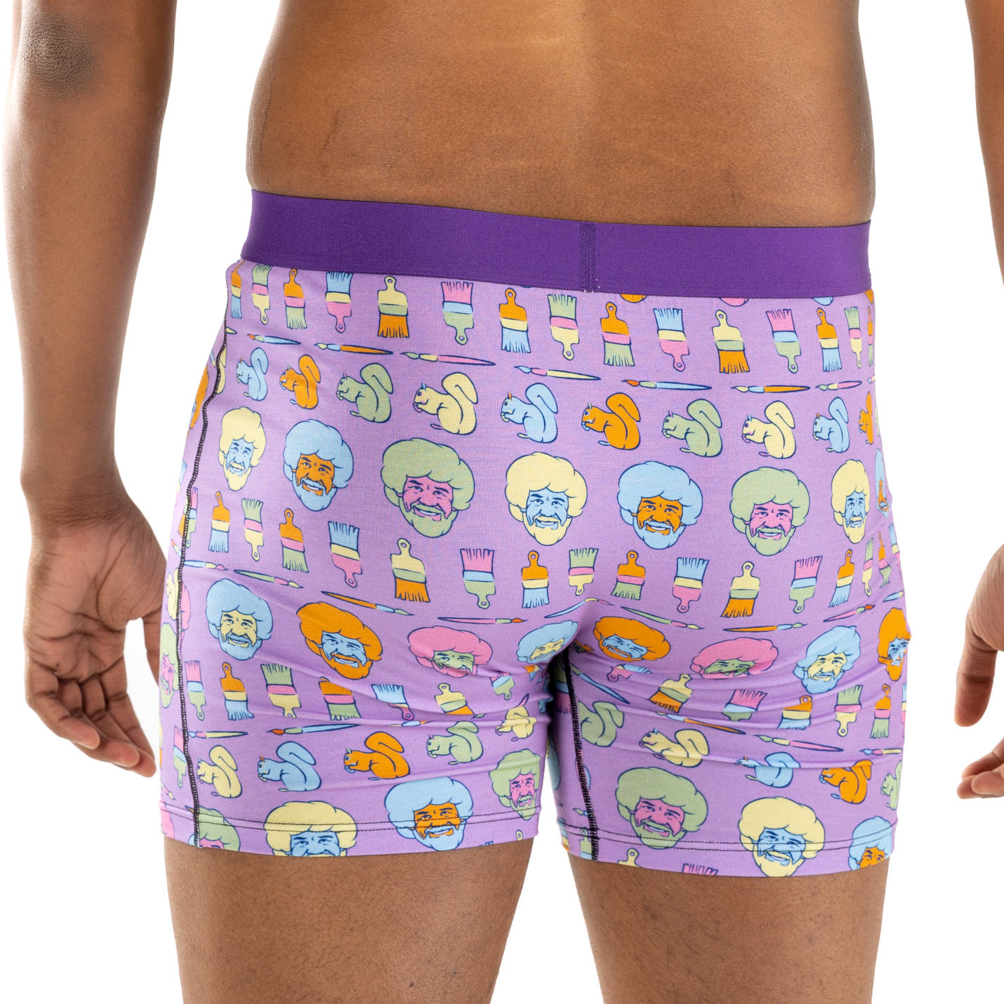 Men s Bob Ross Happy Colors Underwear