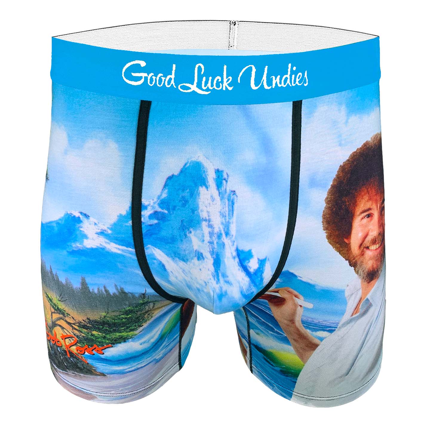 Men s Bob Ross Happy Mountain Underwear