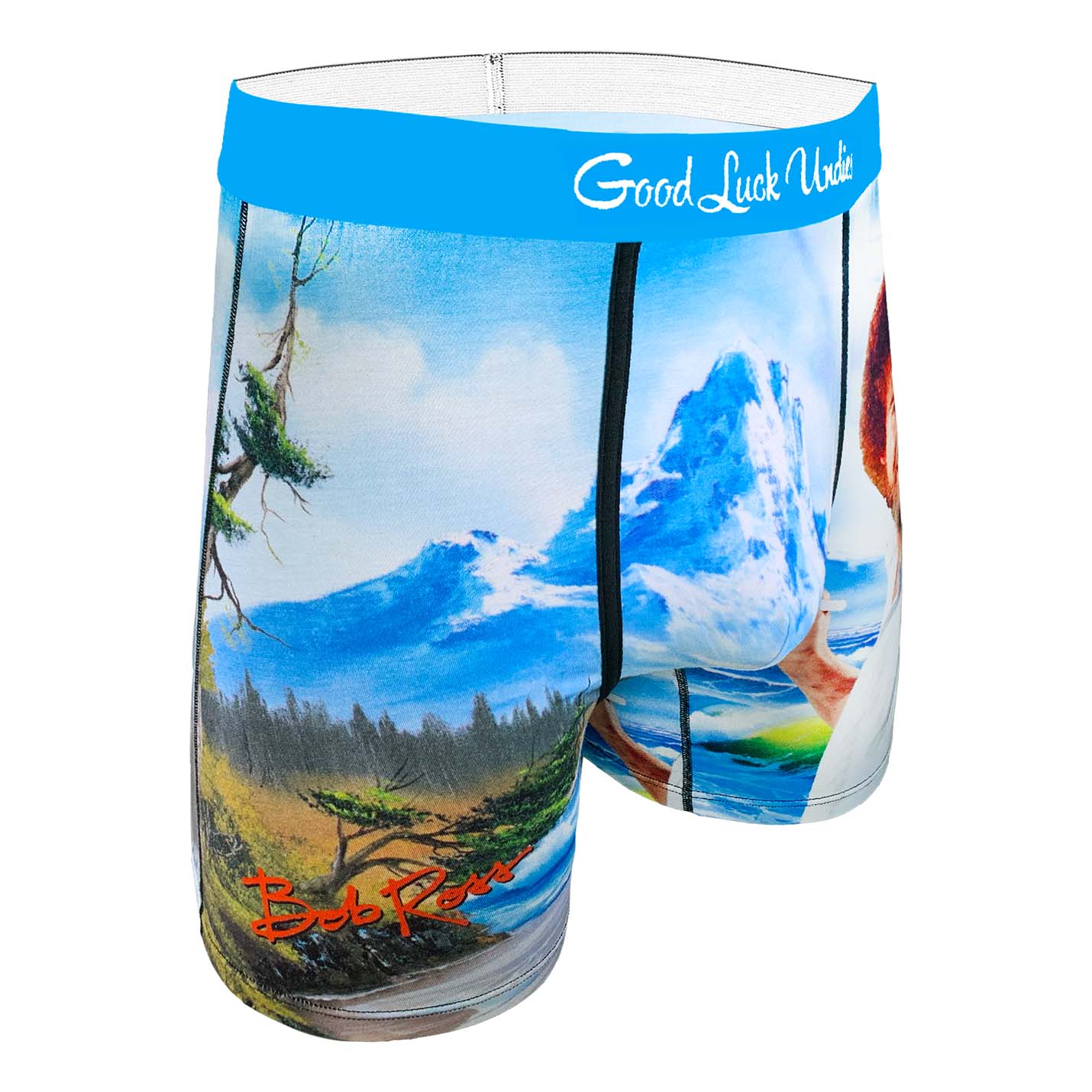 Men s Bob Ross Happy Mountain Underwear