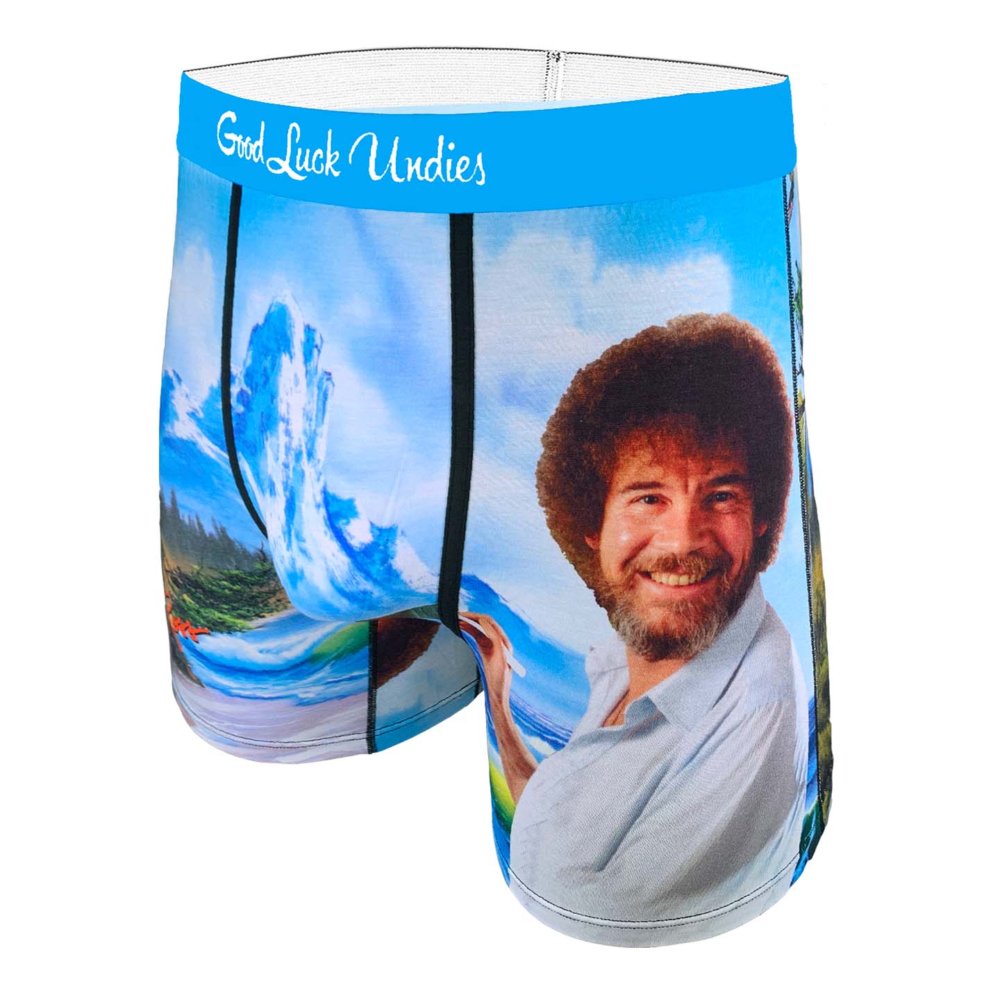 Men s Bob Ross Happy Mountain Underwear