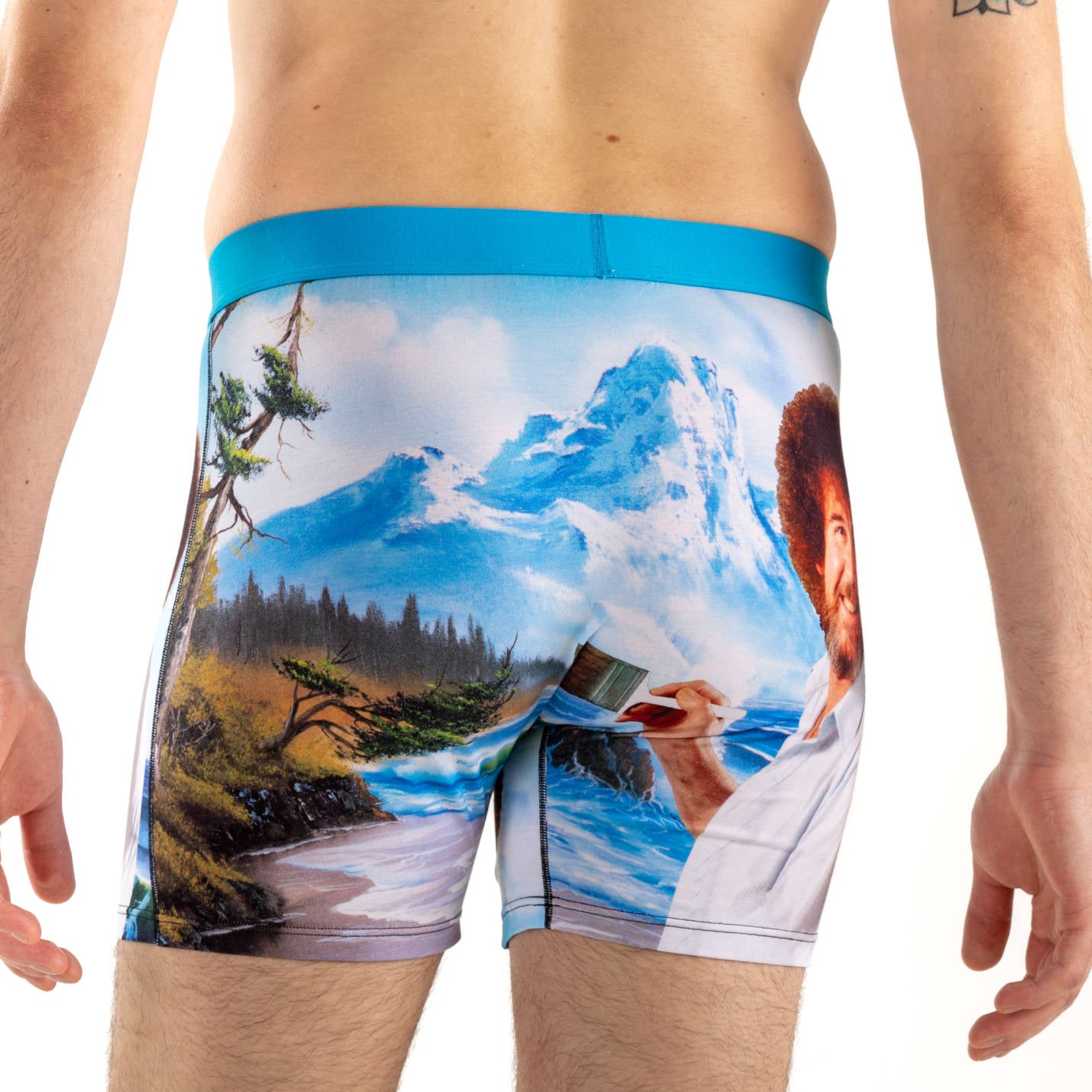 Men s Bob Ross Happy Mountain Underwear