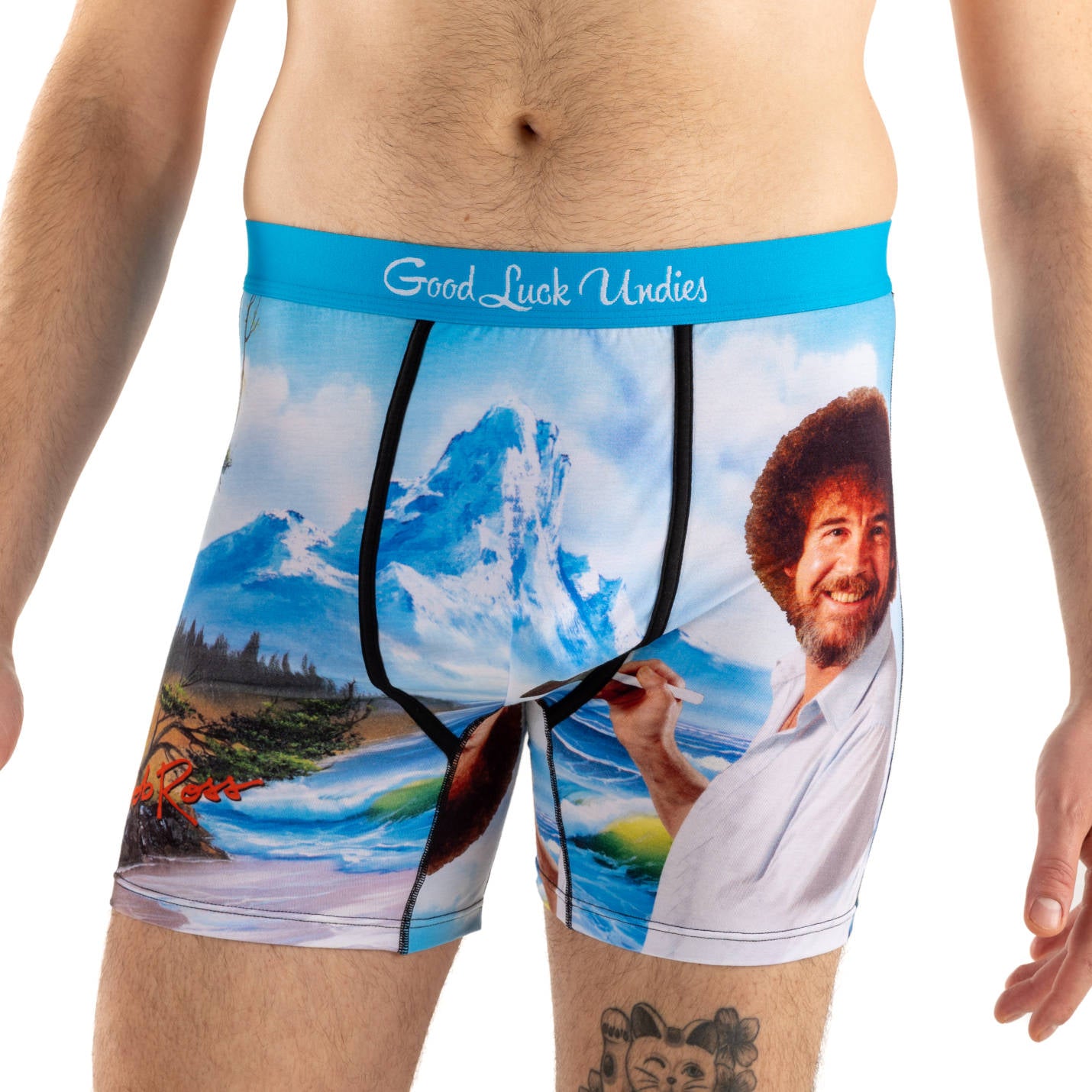 Men s Bob Ross Happy Mountain Underwear